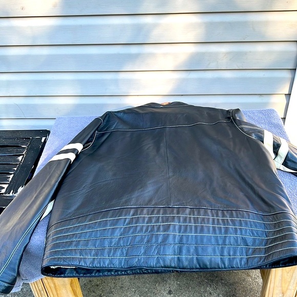 Vintage Wilson Leather Motorcycles Jacket - Picture 3 of 4